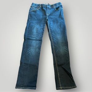 ⭐️ EUC - Lucky Brand Boys XL (18/20) Dark Denim Elastic Waist Jeans